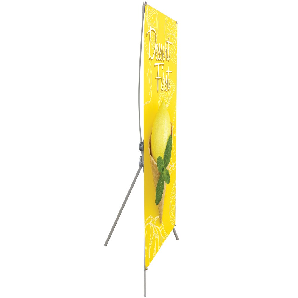 Grasshopper Adjustable Indoor X Banner Stand — 27x67 Graphic Package